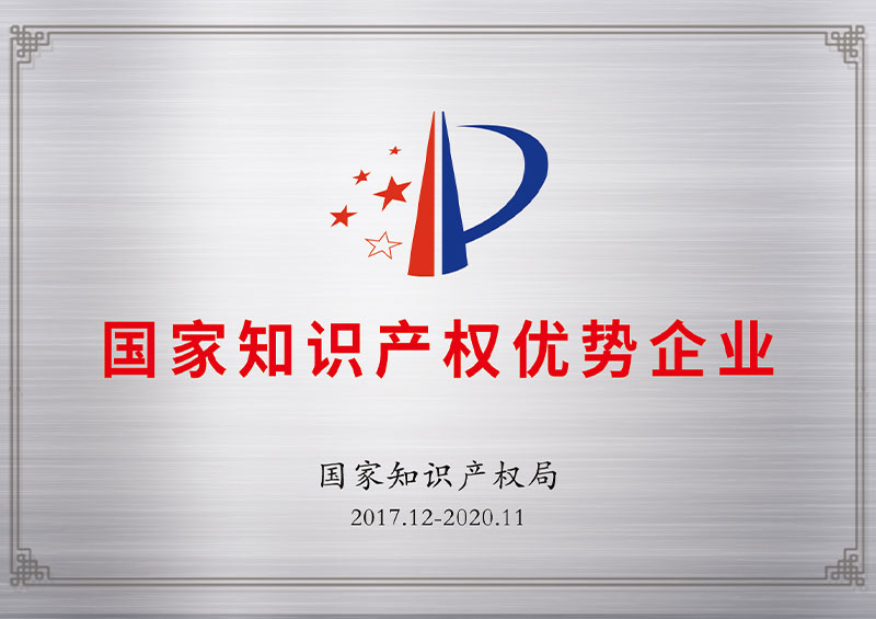 國家知識產(chǎn)權優(yōu)勢企業(yè)
